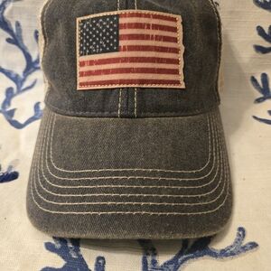 American Flag Denim Cap